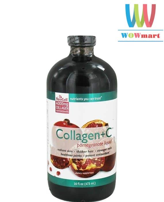 Collagen dạng nước chiết xuất từ hạt lựu Neocell® Collagen+C™ Pomegranate Liquid 473ml