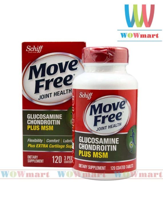 Thuốc bổ khớp Move Free Glucosamine Chondroitin MSM 120 viên