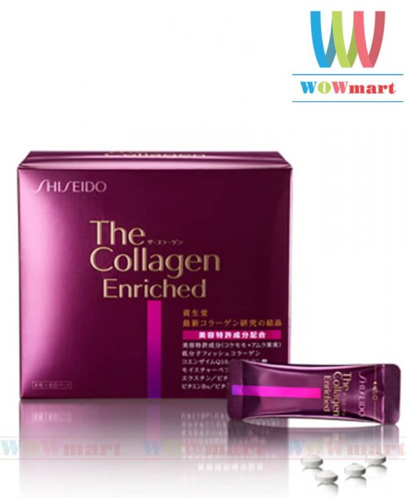 Viên uống chậm quá trình lão hóa da Shiseido Collagen Enriched 240 viên Viên uống chậm quá trình lão hóa da Shiseido Collagen Enriched 240 viên