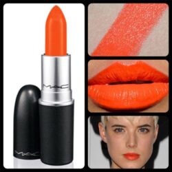 Son MAC Neon Orange Lipstick 2