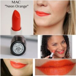 Son MAC Neon Orange Lipstick 3
