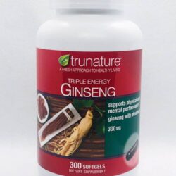 Viên uống nhân sâm trunature Triple Energy Ginseng with Eleuthero 300mg 300 viên 12 chong can thang tu nhan sam trunature triple energy ginseng with eleuthero 300mg 300 vien knd