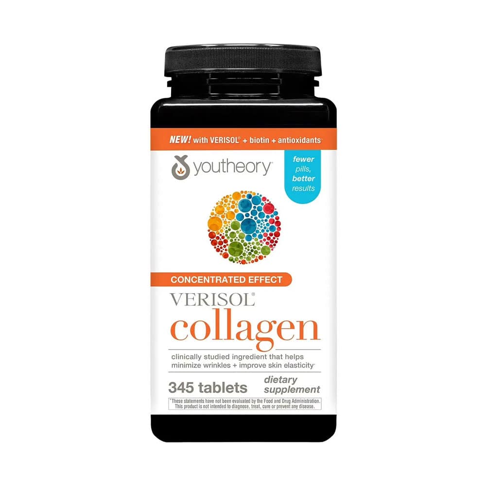 Viên Collagen giúp làn da trắng hồng căng mịn Youtheory Collagen Concentrated Effect Verisol 345 Tablets 1 Viên Collagen giúp làn da trắng hồng căng mịn Youtheory Collagen Concentrated Effect Verisol 345 Tablets