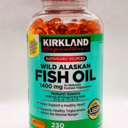 Dầu cá Alaska Kirkland Signature Wild Alaskan Fish Oil 1400mg 230 viên 9 dau ca alaska kirkland signature wild alaskan fish oil 1400mg 230 vien kna