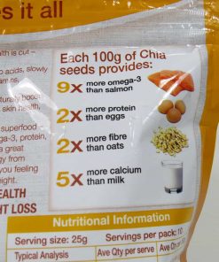 Hạt chia Bioglan Chia Seeds Bioglan Superfoods 250g
