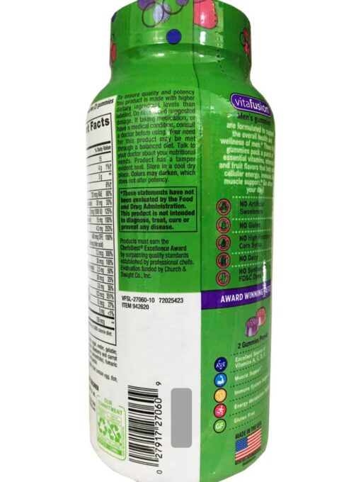 keo bo da vitamin danh cho nam gioi vitafusion mens multivitamin 220 vien 200824 kd