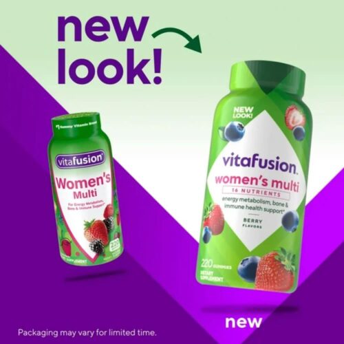 Kẹo bổ đa Vitamin dành cho phụ nữ Vitafusion Women's Multivitamin 220 viên 14 keo bo da vitamin danh cho phu nu vitafusion womens multivitamin 220 vien 131025 kf