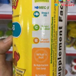 Kẹo gấu bổ sung Omega-3 và DHA L'il Critters Omega-3 DHA Gummy Fish 180 viên (Mẫu cũ) 7 keo bo omega 3 va dha lil critters omega 3 dha gummy fish 180 vien 3
