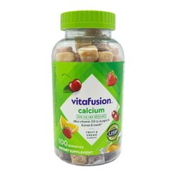Kẹo dẻo bổ sung Canxi Vitafusion Calcium 500mg + D3 100 viên