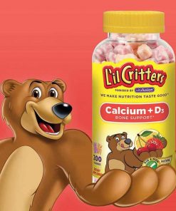 Kẹo dẻo dành cho trẻ em L’il Critter Calcium +D3 Gummy Bears 200 viên