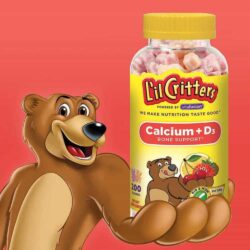 Kẹo dẻo dành cho trẻ em L’il Critter Calcium +D3 Gummy Bears 200 viên