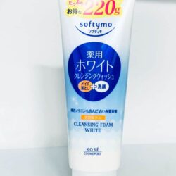 Sữa rửa mặt làm trắng da Kose Softymo White Nhật Bản 220g 5 sua rua mat lam trang da kose softymo white nhat ban 190g 220g knc