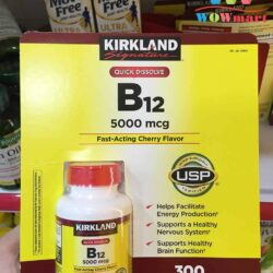 Tăng cường chức năng não Kirkland Signature Quick Dissolve B-12 5,000mcg 300 viên 7 tang-cuong-chuc-nang-cua-nao-kirkland-signature-quick-dissolve-b-12-5000mcg-300-vien-11
