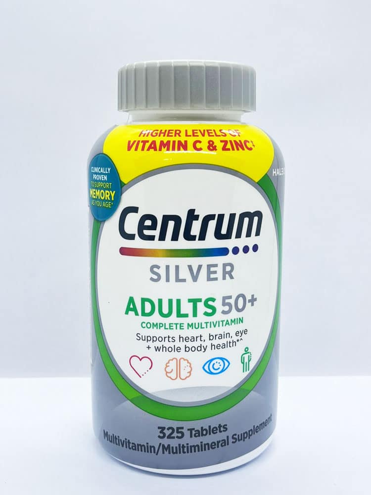 Vitamin dành cho người trên 50 tuổi Centrum Silver Adults 50+ 325 viên 2 Vitamin dành cho người trên 50 tuổi Centrum Silver Adults 50+ 325 viên - Ảnh 2