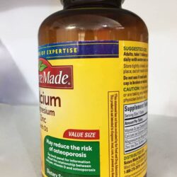 Bổ sung Canxi, Magie và Kẽm Nature Made Calcium Magnesium Zinc 300 viên 9 tot cho xuong rang va co bap nature made calcium magnesium zinc 300 vien 190424 kb