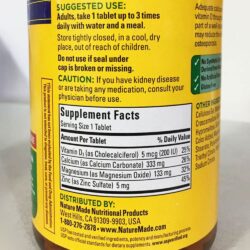 Bổ sung Canxi, Magie và Kẽm Nature Made Calcium Magnesium Zinc 300 viên 13 tot cho xuong rang va co bap nature made calcium magnesium zinc 300 vien 190424 kf