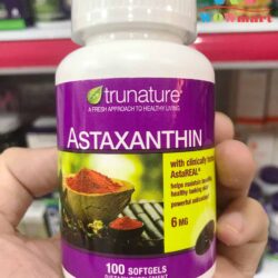 Viên uống chống oxy hóa Trunature Astaxanthin 6mg 100 Softgels 5 vien chong oxy hoa cuc manh trunature astaxanthin 6mg 100 vien 11