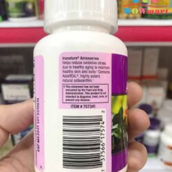 Viên uống chống oxy hóa Trunature Astaxanthin 6mg 100 Softgels 6 vien chong oxy hoa cuc manh trunature astaxanthin 6mg 100 vien 12