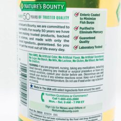 Viên uống dầu cá trợ tim, sáng mắt Nature's Bounty Fish Oil 1400mg 130 Softgels 11 vien dau ca natures bounty fish oil 1400 mg 130 vien knwc