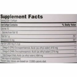 Viên dầu cá tốt cho tim mạch Kirkland Signature Omega-3 Fish Oil 180 viên