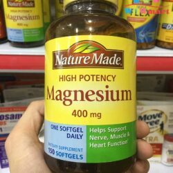 Viên uống bổ sung Magiê Nature Made Magnesium 400mg 150 viên 5 vien-uong-bo-sung-magie-nature-made-magnesium-400mg-150-vien-1