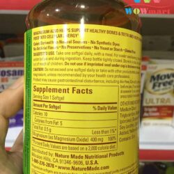 Viên uống bổ sung Magiê Nature Made Magnesium 400mg 150 viên 6 vien uong bo sung magie nature made magnesium 400mg 150 vien 2