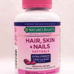 Viên uống đẹp da tóc và móng Nature's Bounty Hair Skin & Nails 250 viên 8 vien uong dep da toc va mong natures bounty hair skin and nails 250 vien kna