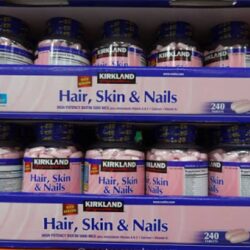 Viên uống làm đẹp da tóc và móng Kirkland Signature Hair Skin & Nails 240 viên 8 vien uong lam dep da toc va mong kirkland signature hair skin nails 240 vien k16a