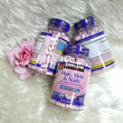 Viên uống làm đẹp da tóc và móng Kirkland Signature Hair Skin & Nails 240 viên 7 vien uong lam dep da toc va mong kirkland signature hair skin nails 240 vien k16e
