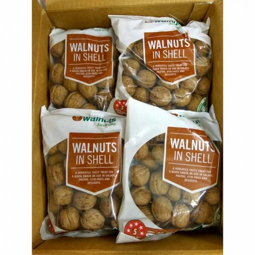 Hạt óc chó nguyên vỏ của Úc Walnuts in Shell 500g