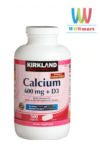 kirland calcium 600mg+ D3