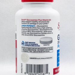 Viên uống bổ khớp Schiff Glucosamine 2000mg + Vitamin D3 150 viên 8 thuoc ho tro dieu tri khop schiff glucosamine 2000mg vitamin d3 150 vien knb