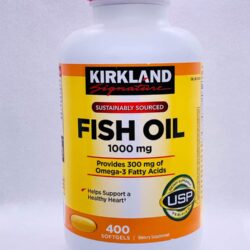 vien dau ca kirkland signature fish oil 1000mg 400 vien knb