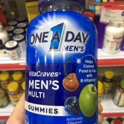 Kẹo dẻo đa Vitamin dành cho nam One a Day Men's Vitacraves Gummies 230 viên 4 keo deo da vitamin danh cho nam one a day mens vitacraves gummies 230 vien 1
