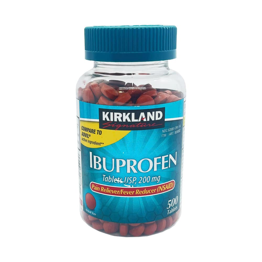 Viên giảm đau hạ sốt Kirkland Signature Ibuprofen 200mg 500 Tablets 1 Viên giảm đau hạ sốt Kirkland Signature Ibuprofen 200mg 500 Tablets