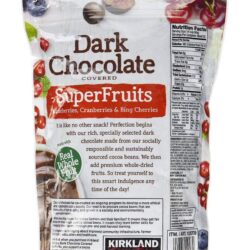 Chocolate trái cây Kirkland Signature Dark Chocolate Super Fruits 907g 9 Kirkland Dark Chocolate 907g mat sau