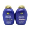 Set dầu gội và xả chống rụng tóc OGX Biotin Collagen 385ml x2
