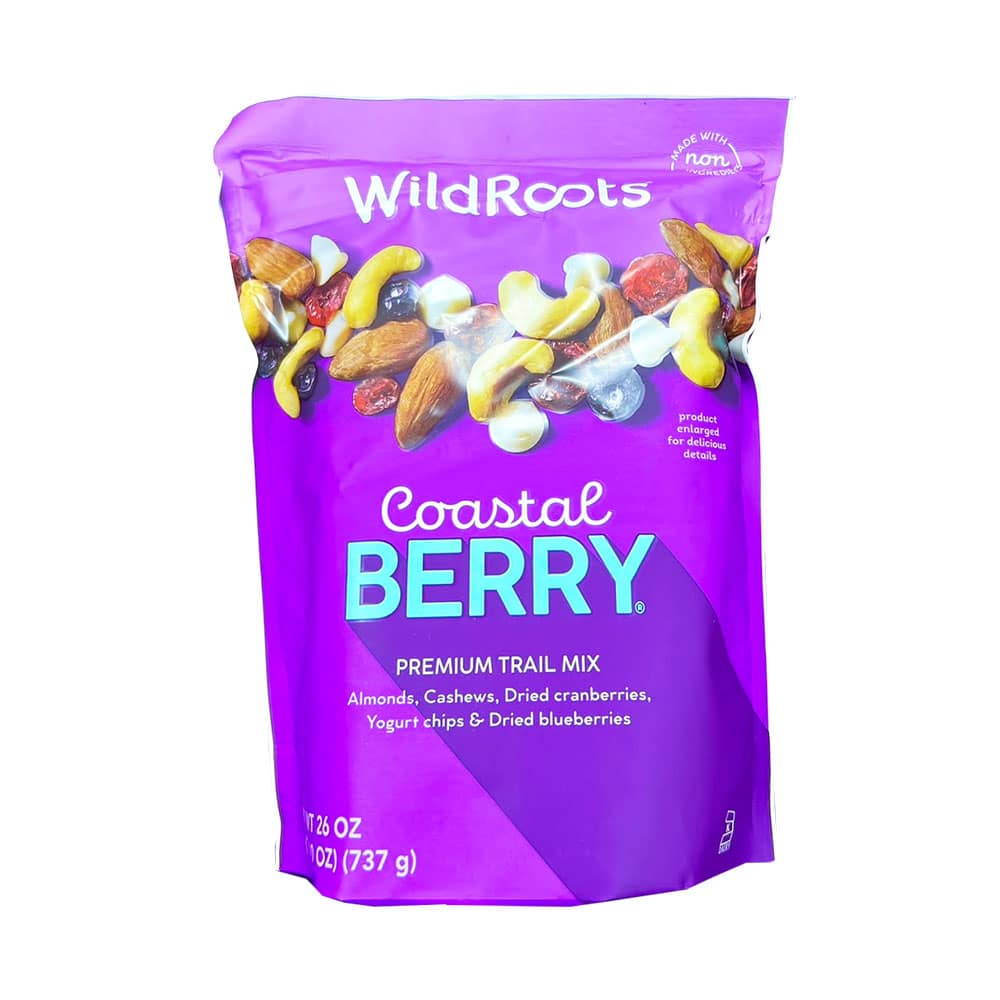 Hạt hỗn hợp Wild Roots Coastal Berry Blend Premium Trail Mix 737g