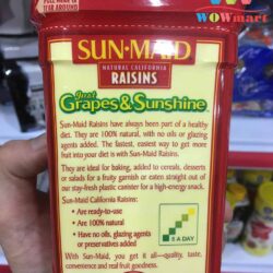 Nho khô Sun-Maid Natural California Raisins 500g 8 nho say kho sun maid natural california raisins 500g 3