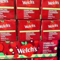 Nước ngọt Mỹ Welch's dâu Welch's Sparkling Strawberry Soda Thùng 12 lon 9 thung welchs dau 12 lon knwd