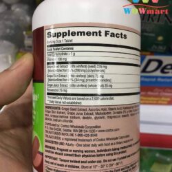 vien chong oxy hoa chiet xuat tu nho trunature grape seed resveratrol 150 vien 2