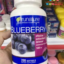 Chống oxy hóa từ trái Việt Quất trunature Blueberry Extract 1000mg 200 viên 5 chong oxy hoa tu trai viet quat trunature blueberry extract 1000mg 200 vien 1