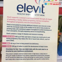 Vitamin cho bà bầu Elevit chính hãng Bayer Úc 100 viên 12 thuoc bo ba bau elevit cua uc 100 vien 3