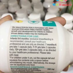Tăng cường DHA cho trẻ Bioisland DHA 60 viên 6 tang cuong dha cho tre bioisland dha 2