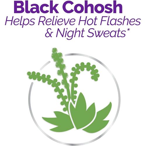 Black Cohosh - giúp giảm bốc hỏa, đổ mồ hôi trộm ban đêm.