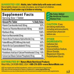 Vitamin B tổng hợp Nature Made Super B-Complex 460 viên 6 thuoc vitamin b tong hop nature made super b complex 460 vien kb