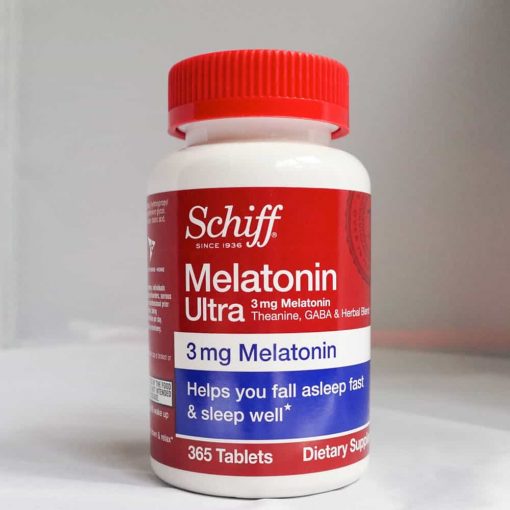 Viên uống trị mất ngủ Schiff Melatonin Ultra 3mg 365 viên