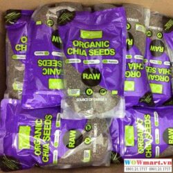 Hạt Chia Úc giàu Omega 3 Absolute Organic Chia Seeds Raw 1.5kg 5 hat chi raw uc goi sieu tiet kiema