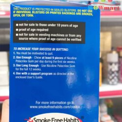 Kẹo cai thuốc lá Kirkland Signature Quit 4 Gum Original 190 viên 11 keo cai thuoc la kirkland signature quit 2 gum 190 vien 4