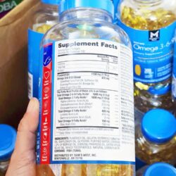 Viên uống bổ sung Omega 3-6-9 của Member's Mark 300 viên 9 thuoc simply right voi omega 3 6 9 325 vien 061025 kc